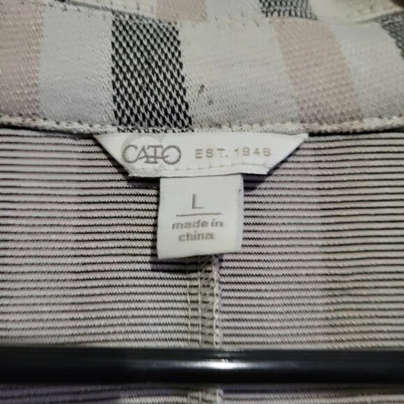 Striped Women's Blazer Jacket - Picture 2 of 3